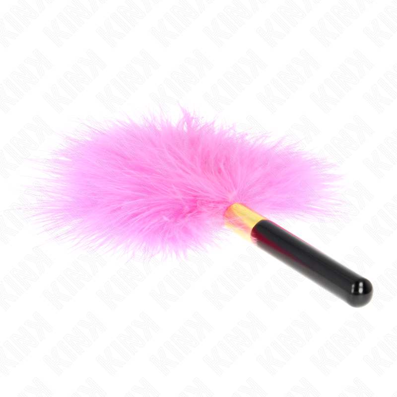 KINK - PIUME TICKLE IN METALLO ORO FUCSIA 18 CM – Piume – foto 3
