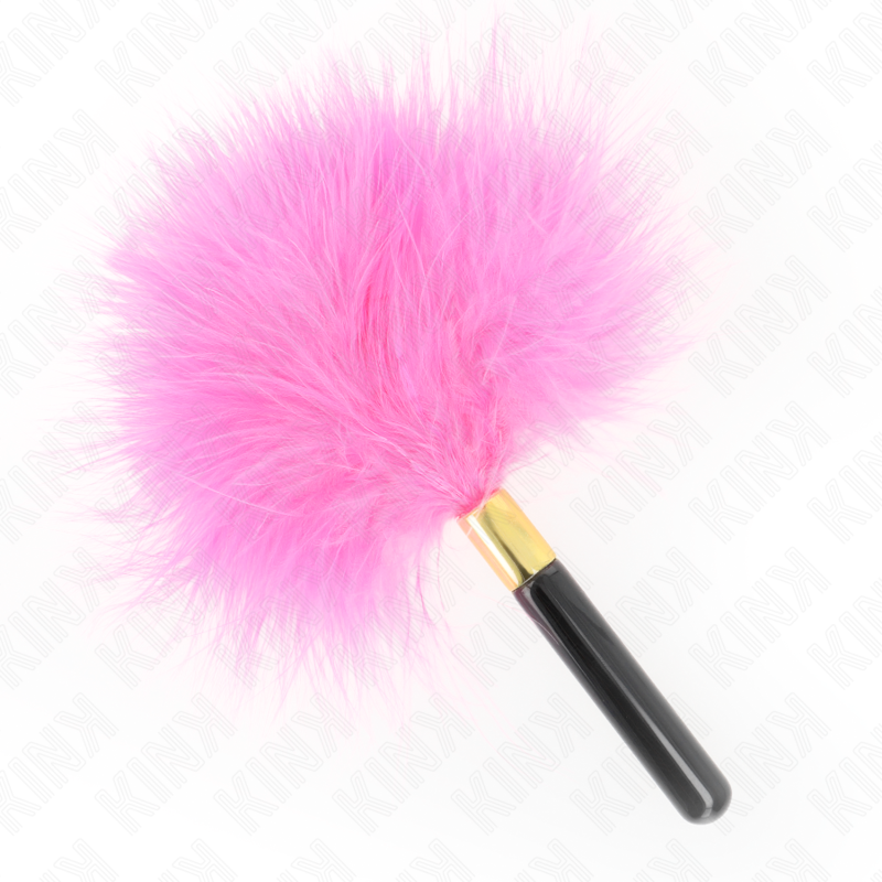 KINK - PIUME TICKLE IN METALLO ORO FUCSIA 18 CM – Piume – foto 2