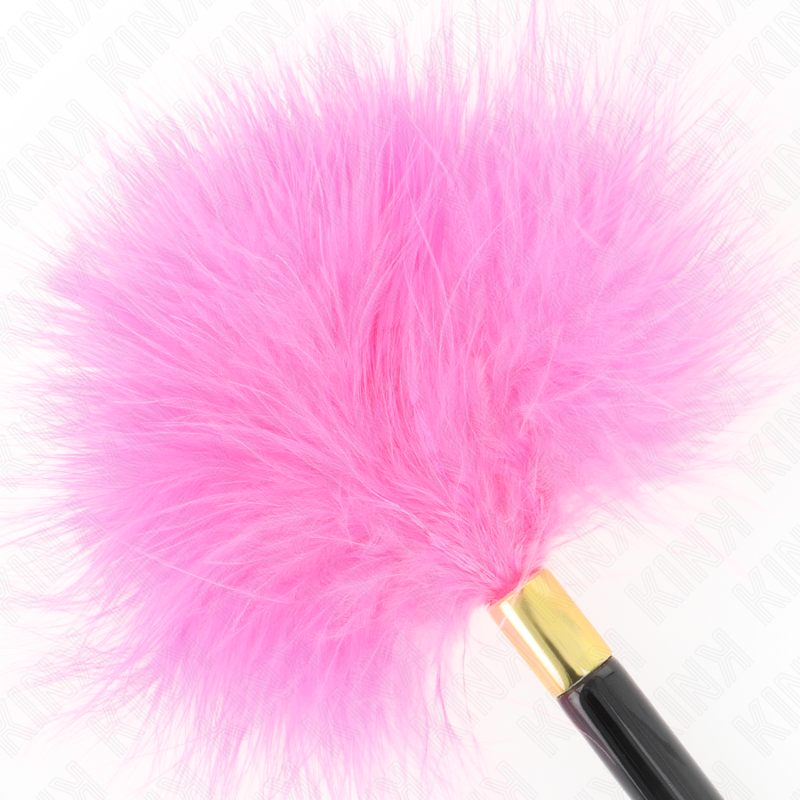 KINK - PIUME TICKLE IN METALLO ORO FUCSIA 18 CM – Piume – foto 4