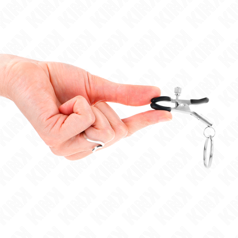 KINK - MORSETTO PER CAPEZZOLO O-RING 6 CM – Morsetti per capezzoli per sadomasochismo – foto 3
