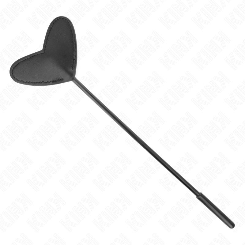 KINK - PALETTE NERA A FORMA DI CUORE 33 X 10 CM – Palette BDSM – foto 4