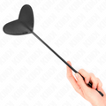 KINK - PALETTE NERA A FORMA DI CUORE 33 X 10 CM – Palette BDSM