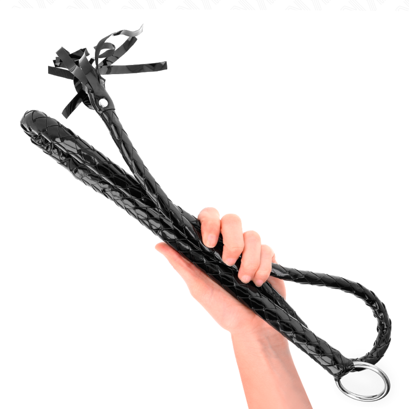 KINK - FRUSTA LUNGA IN PVC LUCIDO 138 CM – Fruste BDSM – foto 3