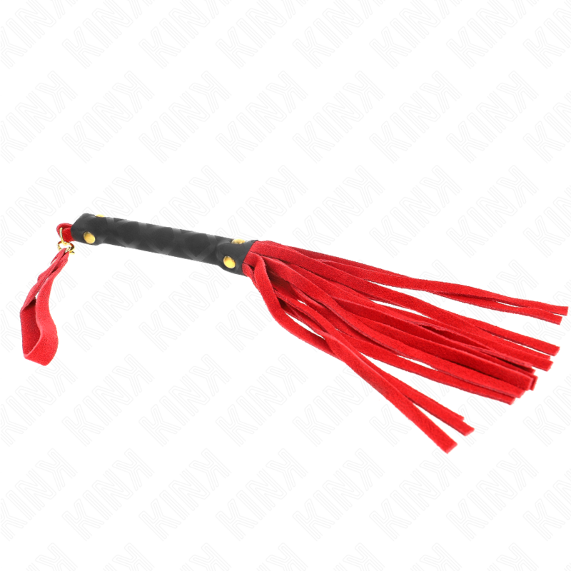KINK - MINI FRUSTA IN CAMOSCIO ROSSO 30 CM – Fruste BDSM – foto 4