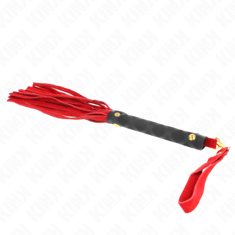 KINK - MINI FRUSTA IN CAMOSCIO ROSSO 30 CM – Fruste BDSM – foto 5