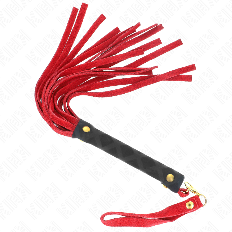 KINK - MINI FRUSTA IN CAMOSCIO ROSSO 30 CM – Fruste BDSM – foto 2