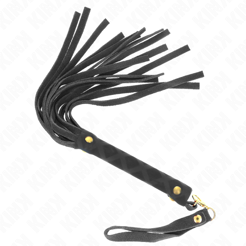 KINK - MINI FRUSTA IN CAMOSCIO NERO 30 CM – Fruste BDSM – foto 2