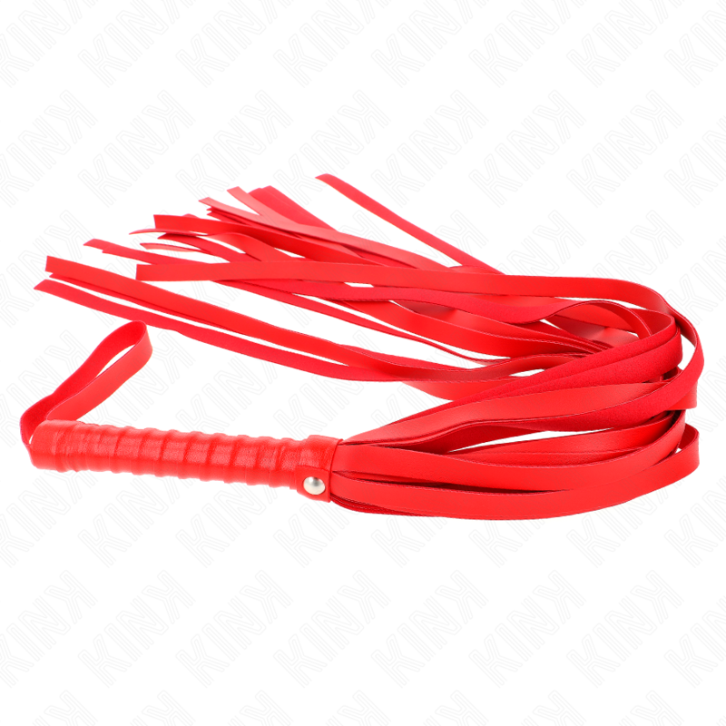 KINK - FRUSTA ROSSA MANICO CORTO CODA LUNGA 70 CM – Fruste BDSM – foto 5