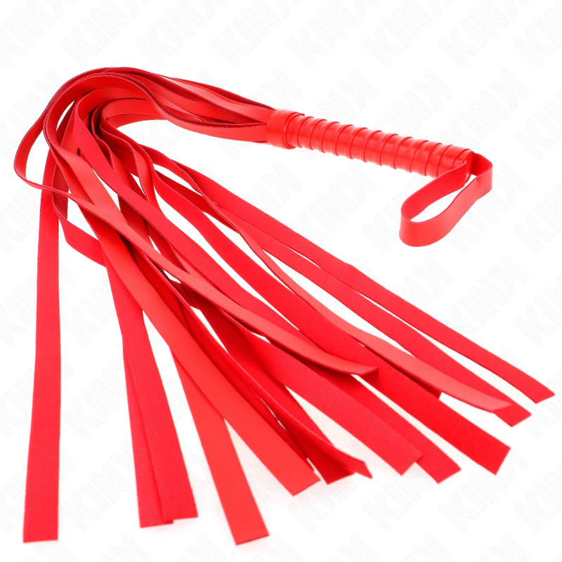 KINK - FRUSTA ROSSA MANICO CORTO CODA LUNGA 70 CM – Fruste BDSM – foto 4