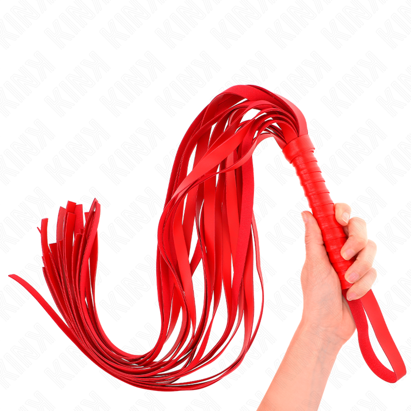 KINK - FRUSTA ROSSA MANICO CORTO CODA LUNGA 70 CM – Fruste BDSM