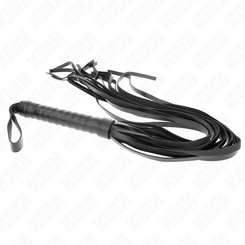 KINK - FRUSTA NEGRO MANICO CORTO CODA LUNGA 70 CM – Fruste BDSM – foto 5