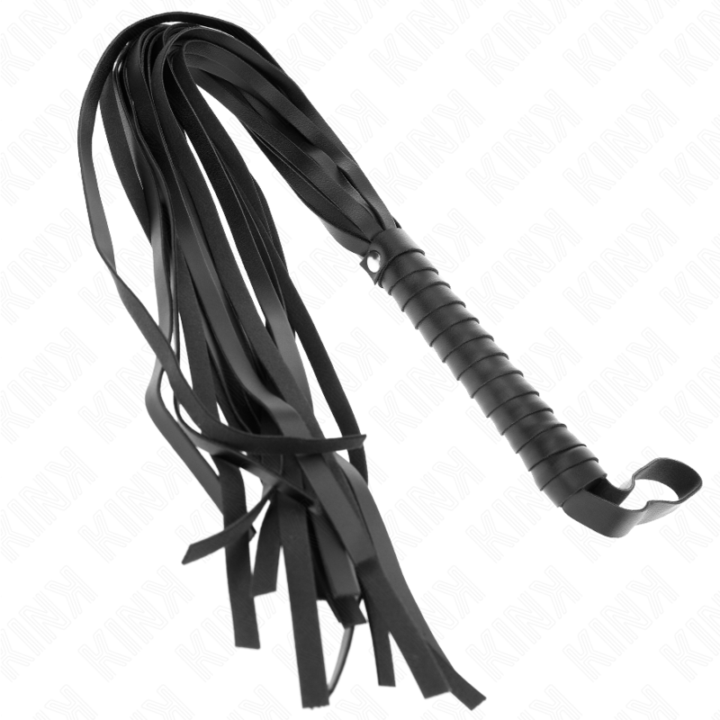 KINK - FRUSTA NEGRO MANICO CORTO CODA LUNGA 70 CM – Fruste BDSM – foto 2