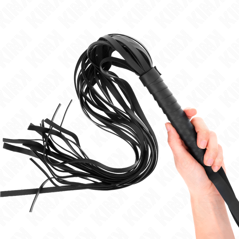 KINK - FRUSTA NEGRO MANICO CORTO CODA LUNGA 70 CM – Fruste BDSM