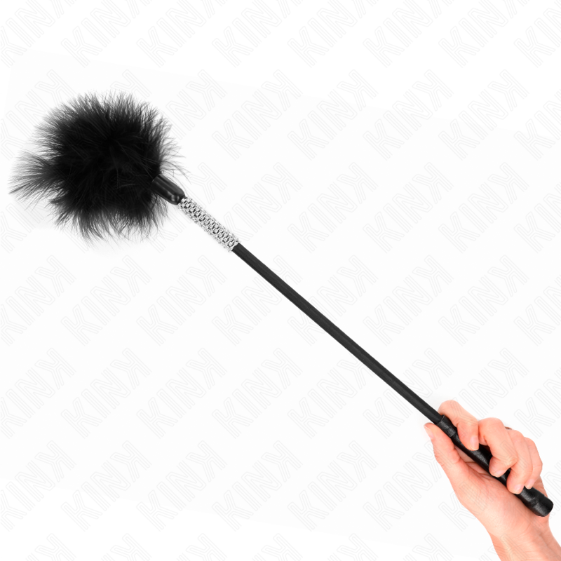 KINK - PIUME TICKLE CON MANICO STRASS 50 CM – Piume