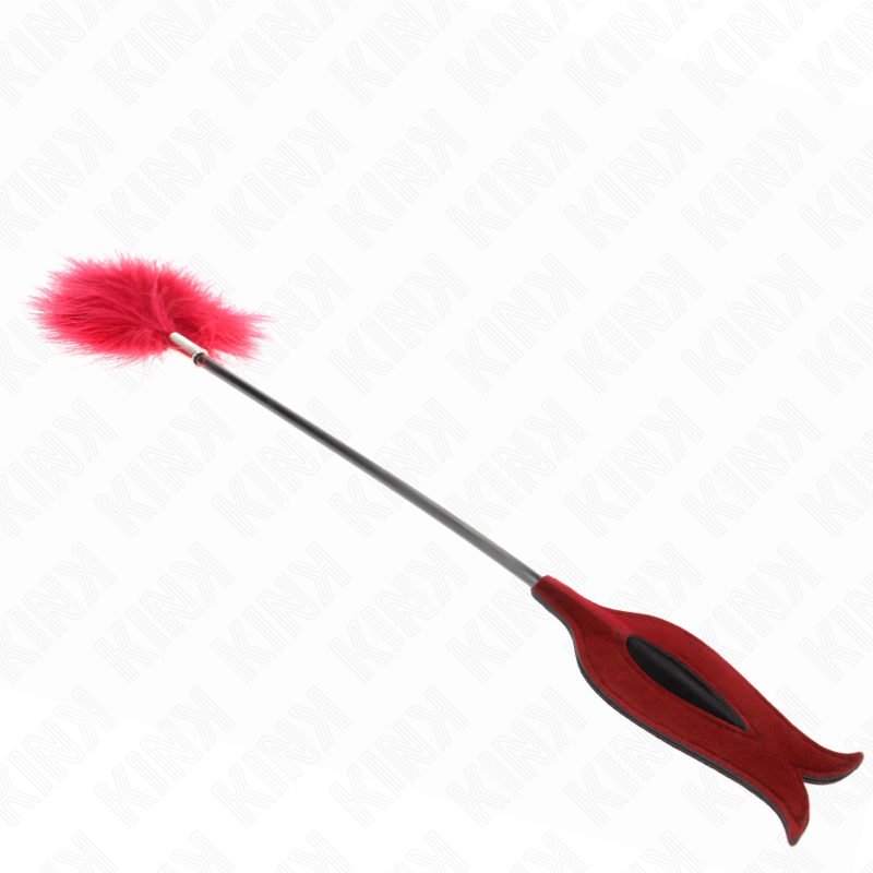KINK - PIUME SOLLECITANTI CON PAGAIA A FORMA DI ROSA 8 CM – Piume – foto 4
