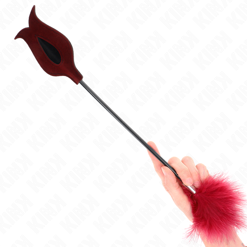 KINK - PIUME SOLLECITANTI CON PAGAIA A FORMA DI ROSA 8 CM – Piume