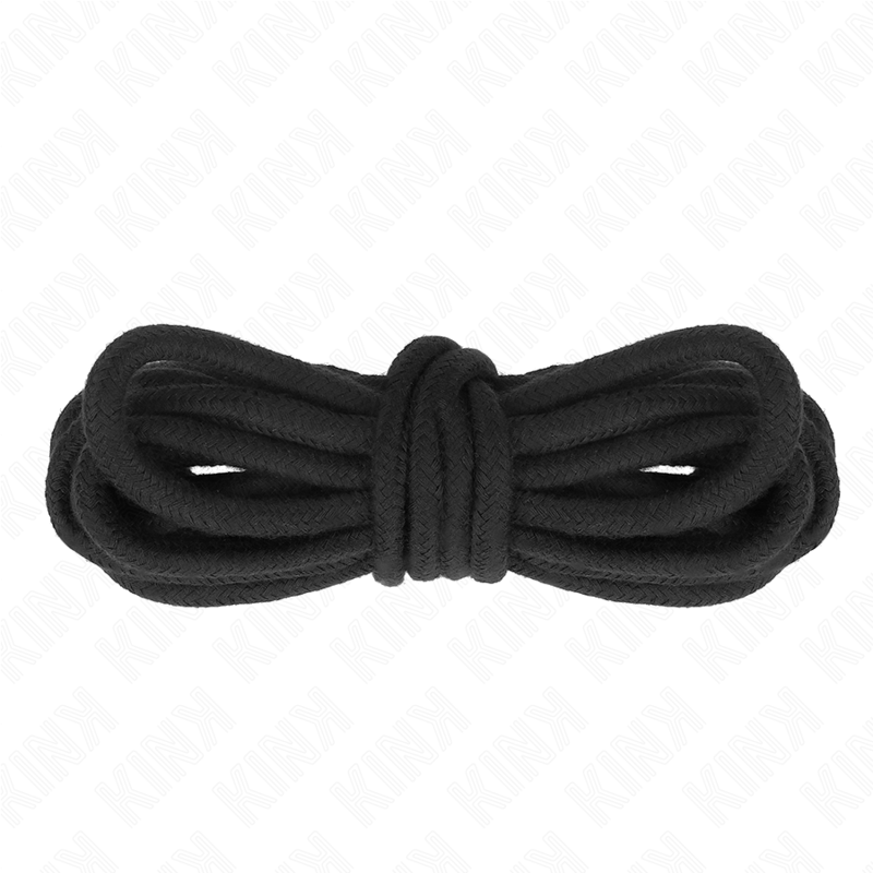 KINK - CORDA IN COTONE 10 METRI NERA – Corde
