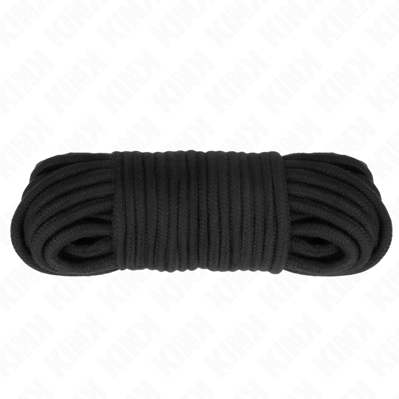 KINK - CORDA IN COTONE 20 METRI NERA – Corde