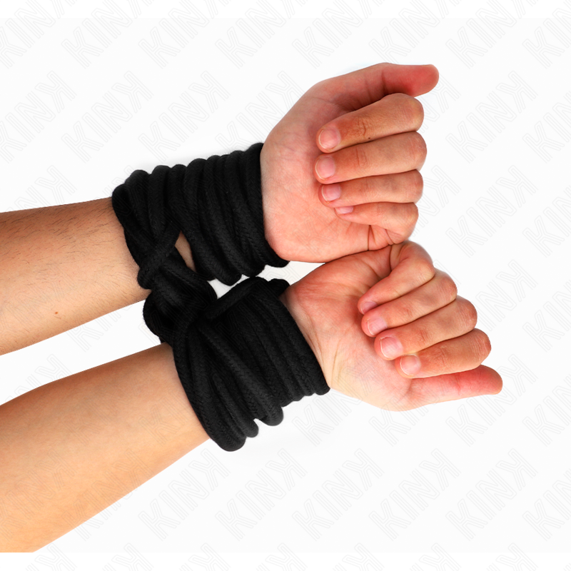 KINK - CORDA IN COTONE 20 METRI NERA – Corde – foto 3