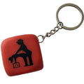 DIABLO PICANTE - PORTACHIAVI DADO ROSSO CON POSE – Accessori