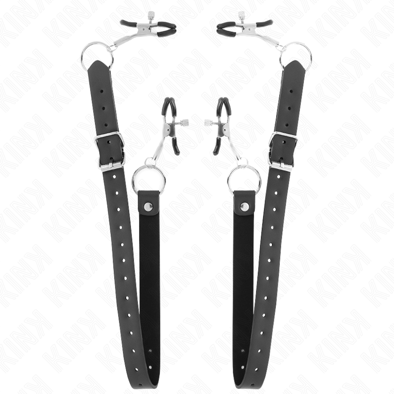 KINK - 4 PINZE CLIT REGOLABILI 34-48 CM – Pinze per clitoride BDSM