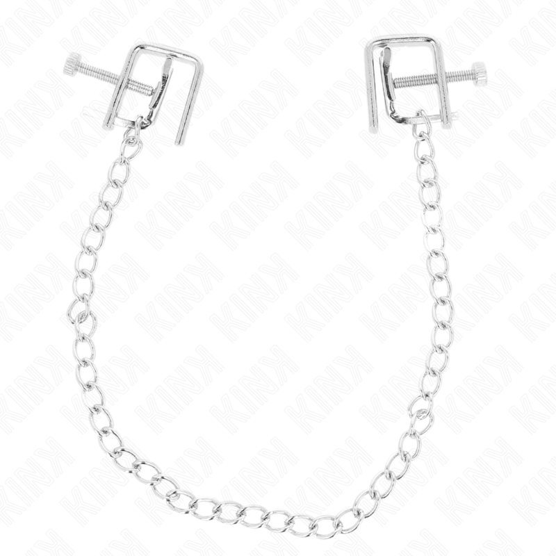 KINK - MORSA PER CAPEZZOLI A CATENA 30 CM – Morsetti per capezzoli per sadomasochismo – foto 2