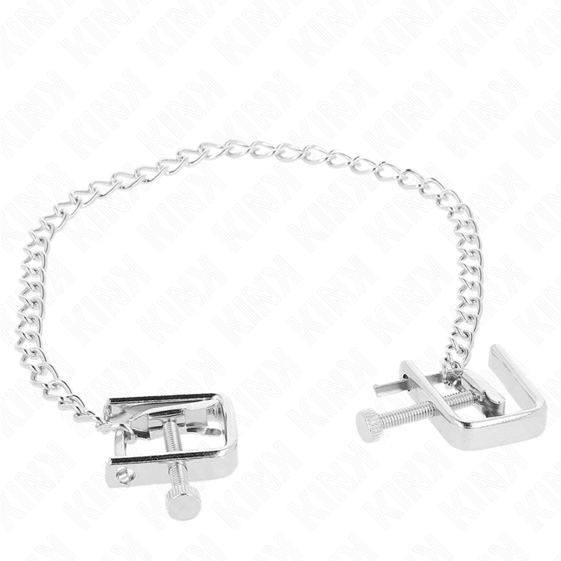 KINK - MORSA PER CAPEZZOLI A CATENA 30 CM – Morsetti per capezzoli per sadomasochismo – foto 4