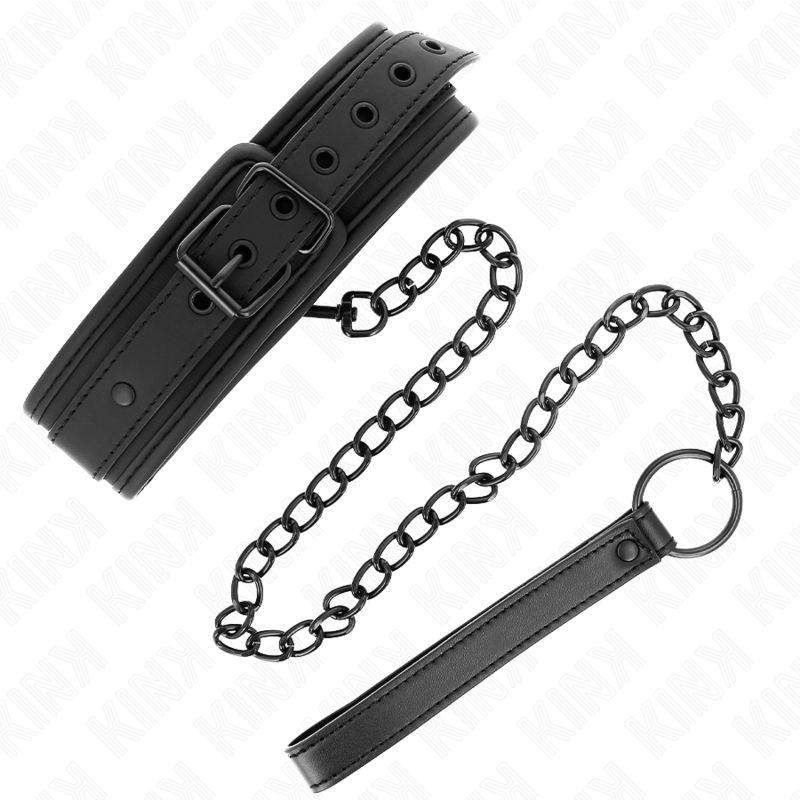 KINK - COLLARE BONDAGE IN NEOPRENE MODELLO 1 CON CINTURA 78 CM REGOLABILE 37,5 X 49,5 CM – Collane – foto 2