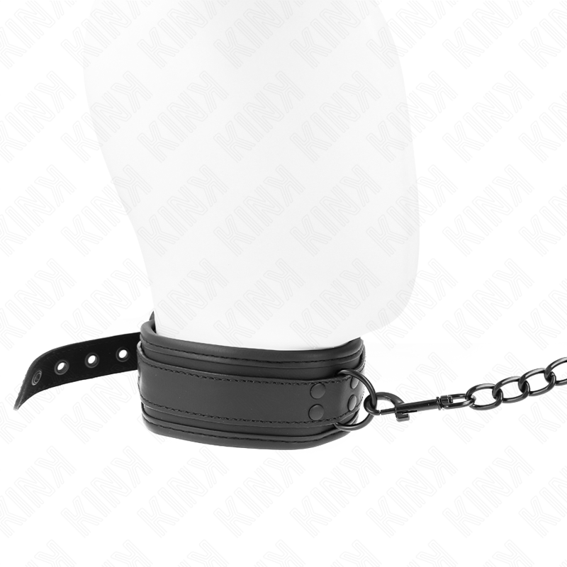 KINK - COLLARE BONDAGE IN NEOPRENE MODELLO 1 CON CINTURA 78 CM REGOLABILE 37,5 X 49,5 CM – Collane – foto 4