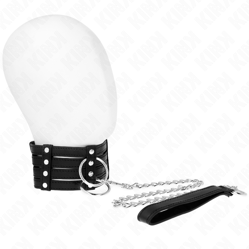 KINK - COLLANA CON CINTURA 65 CM STILE SUB REGOLABILE 35-51 CM X 7 CM – Collane
