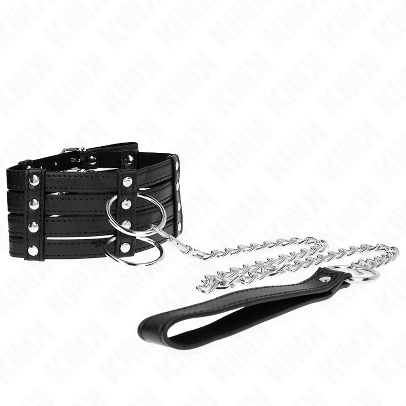 KINK - COLLANA CON CINTURA 65 CM STILE SUB REGOLABILE 35-51 CM X 7 CM – Collane – foto 2