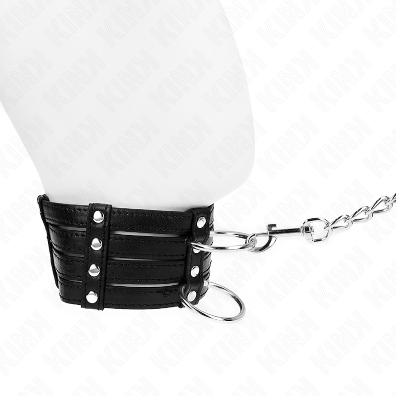 KINK - COLLANA CON CINTURA 65 CM STILE SUB REGOLABILE 35-51 CM X 7 CM – Collane – foto 3
