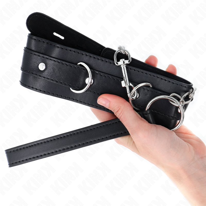 KINK - COLLARE CON CINTURA 65 CM CON CINTURINO NERO 54 X 4,5 CM – Collane – foto 4