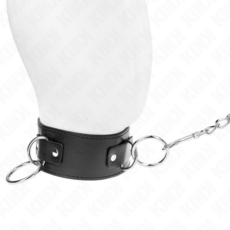 KINK - COLLANA CON GUINZAGLIO 65 CM 3 MODELLO ANELLI 2 REGOLABILE 36-43 CM X 5 CM – Collane – foto 4