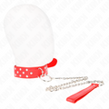 KINK - COLLANA CON CINTURINO AD ANELLO RIVETTO CON CINTURA 65 CM ROSSO REGOLABILE 36-50 CM X 3,8 CM – Collane