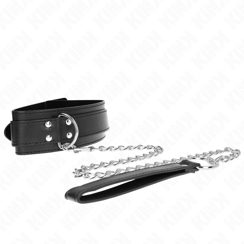 KINK - COLLANA CON CINTURINO 65 CM FIBBIE ARGENTO REGOLABILE 33-46 CM X 5,5 CM – Collane – foto 3