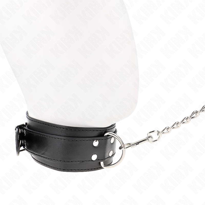 KINK - COLLANA CON CINTURINO 65 CM FIBBIE ARGENTO REGOLABILE 33-46 CM X 5,5 CM – Collane – foto 4
