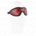 KINK - FASCIA CON MOTIVO A DIAMANTI ROSSI 20,5 x 6 CM – Maschere intere