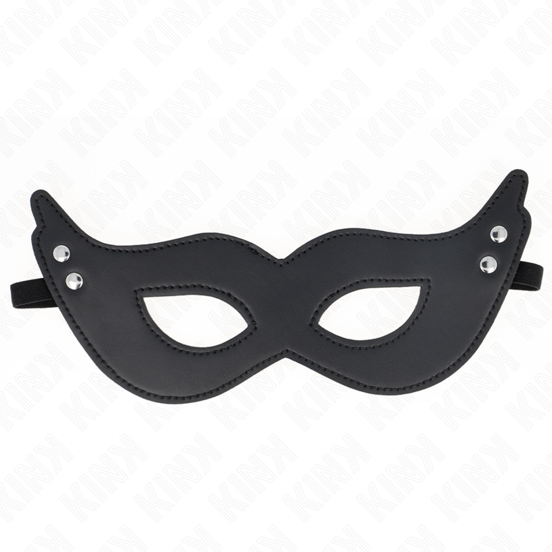 KINK - MASCHERA IN SIMILPELLE CON RIVETTI MODELLO 1 26 x 8 CM – Maschere / Maschere per gli occhi – foto 3