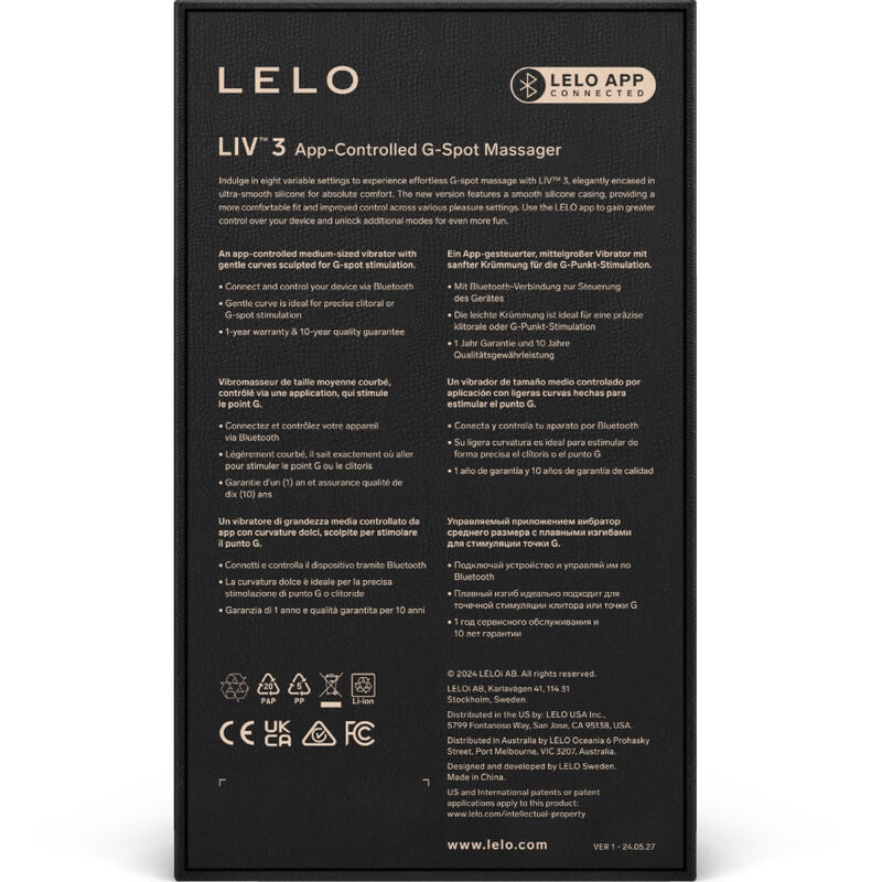 LELO - LIV™ 3 STIMOLATORE DEL PUNTO G ROSA – Vibratori a punto G – foto 4