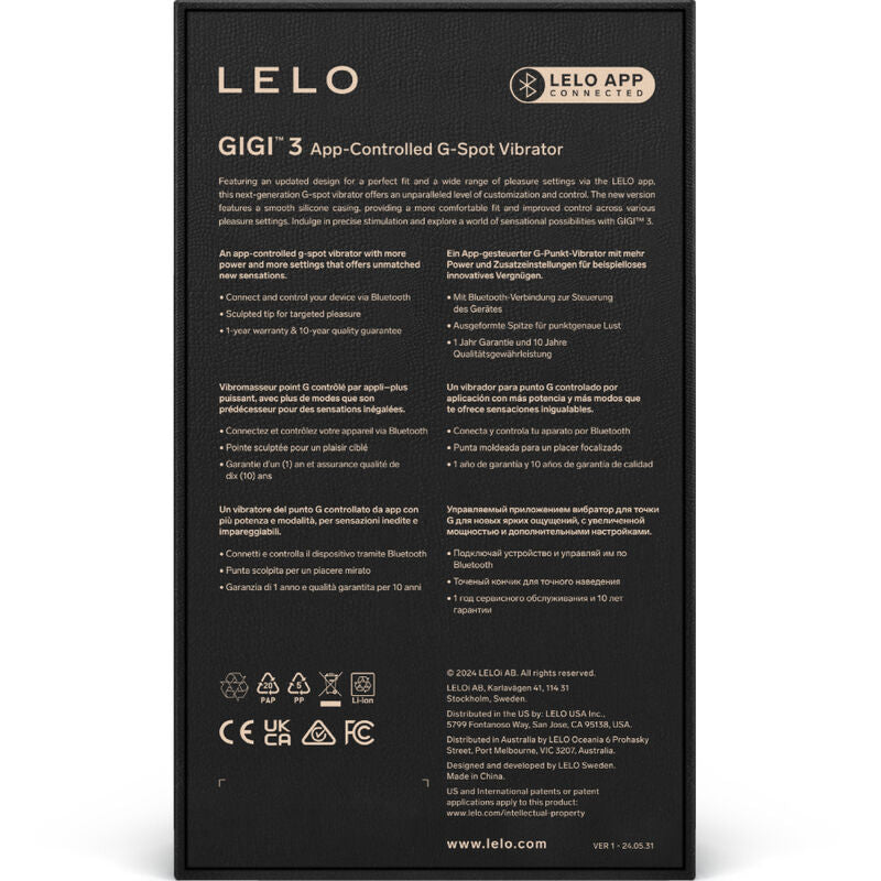 LELO - GIGI™ 3 VIBRATORE G-SPOT BLU – Vibratori a punto G – foto 4