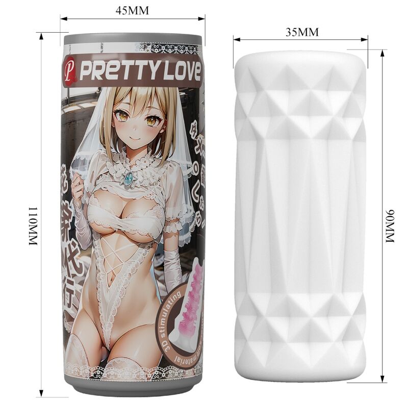 PRETTY LOVE - MASTURBATORE MASCHILE CAN MODELLO 1 – Vari masturbatori – foto 5