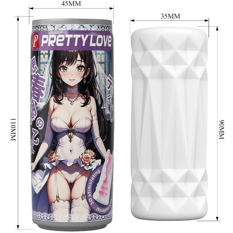 PRETTY LOVE - MASTURBATORE MASCHILE CAN MODELLO 2 – Vari masturbatori – foto 6