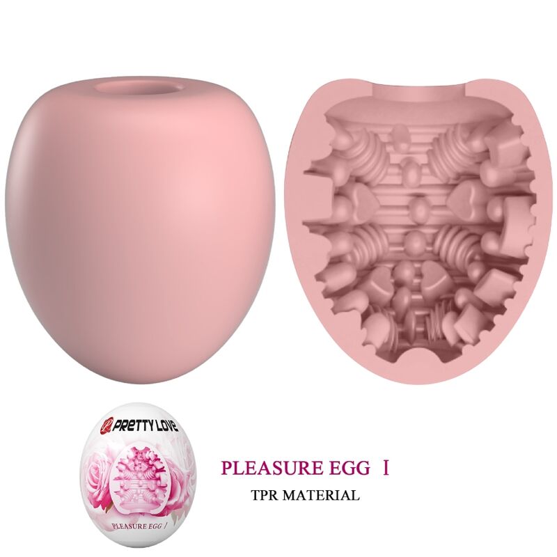 PRETTY LOVE - MASTURBATORE MASCHILE UOVO ROSA – Vari masturbatori – foto 7