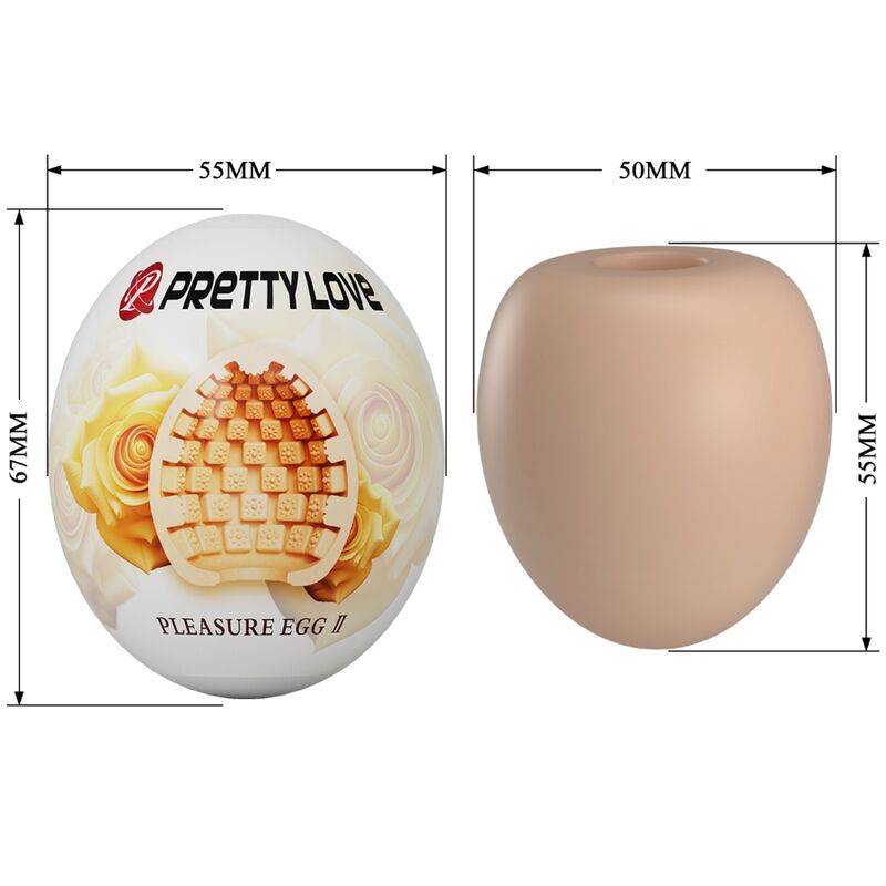 PRETTY LOVE - MASTURBATORE MASCHILE UOVO CARNE – Vari masturbatori – foto 7