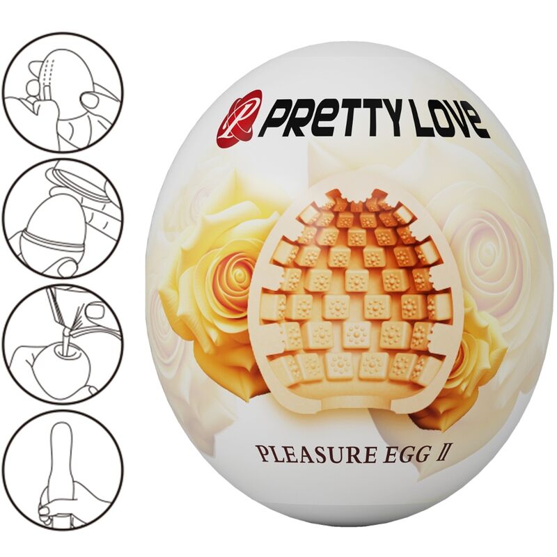 PRETTY LOVE - MASTURBATORE MASCHILE UOVO CARNE – Vari masturbatori