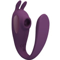 PRETTY LOVE - SHEY STIMOLATORE E VIBRATORE APP GRATUITA LUNGA DISTANZA VIOLA – Stimolatore d'aria con vibrazione