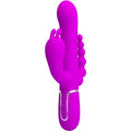 PRETTY LOVE - CAMMY VIBRATORE TRIPLO MULTIFUNZIONE 4 IN 1 ROSA – Vibratori di coniglio