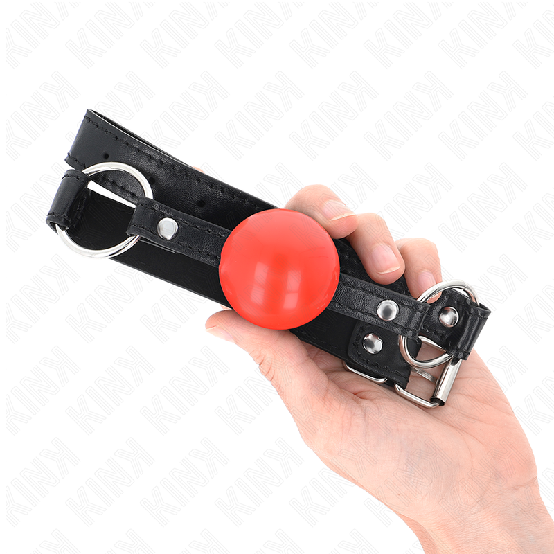 KINK - PALLA IN TPE ROSSA 4 CM GAG 60 x 2 CM – Mascelle – foto 4