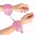 KINK - RESISTENZA DA POLSO SEMPLICE ROSA REGOLABILE 20-23 CM X 5,5 CM – Sistemare le manette